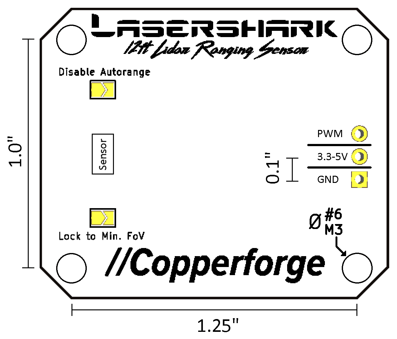 Lasershark Mechanical Drawing